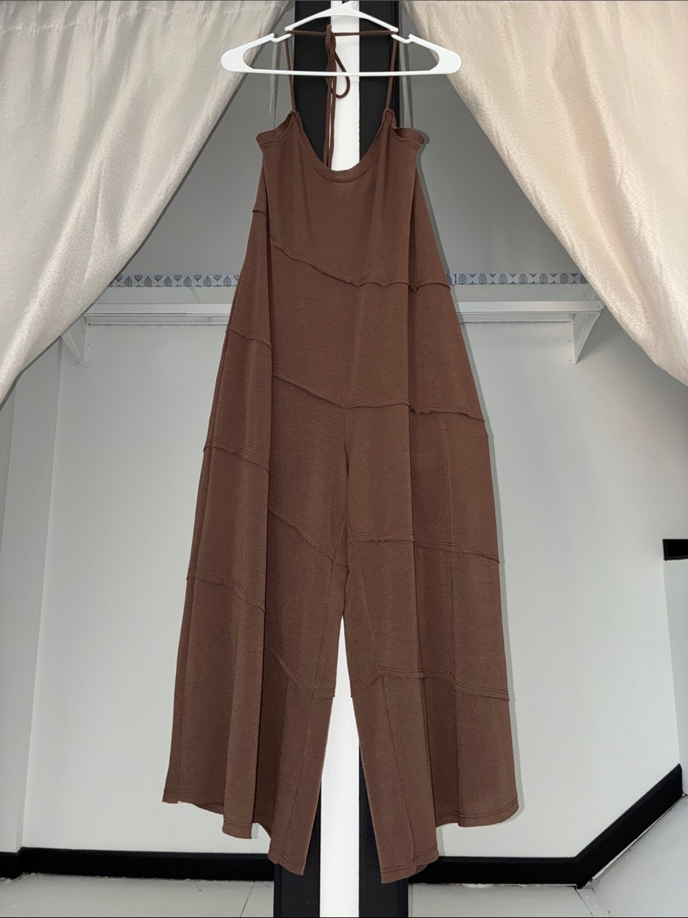 Ces Femme - Wide-Leg Back Tie Jumpsuit - Picture 2 of 8